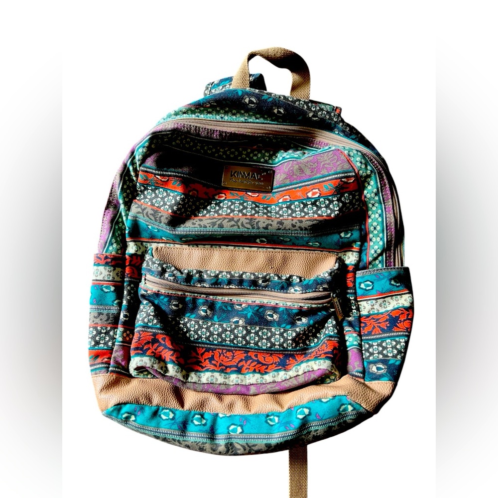 Kavu Blue and Purple Backpack Vibrant Design